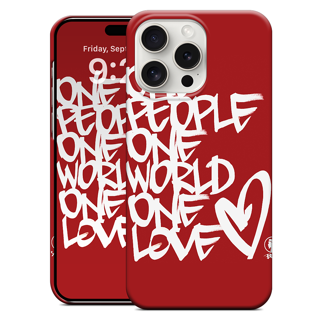 One People One World One Love iPhone Case GelaSkins