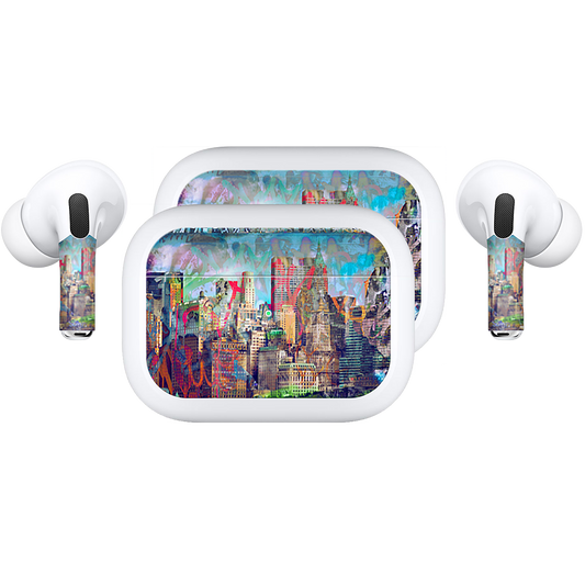 Graffiti Skyline AirPods