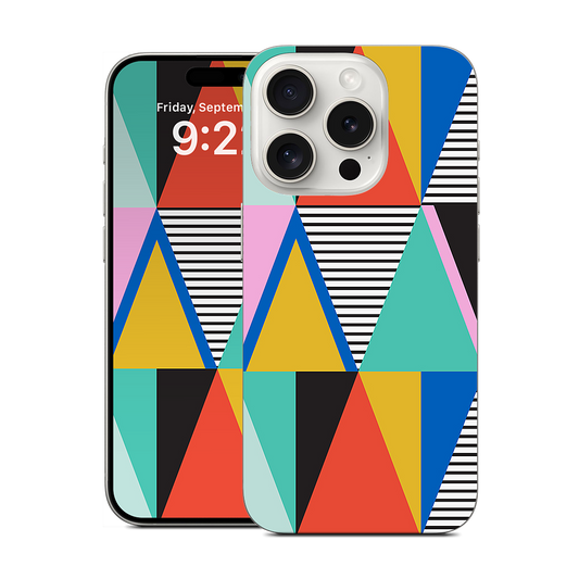 Graphic Triangles iPhone Skin