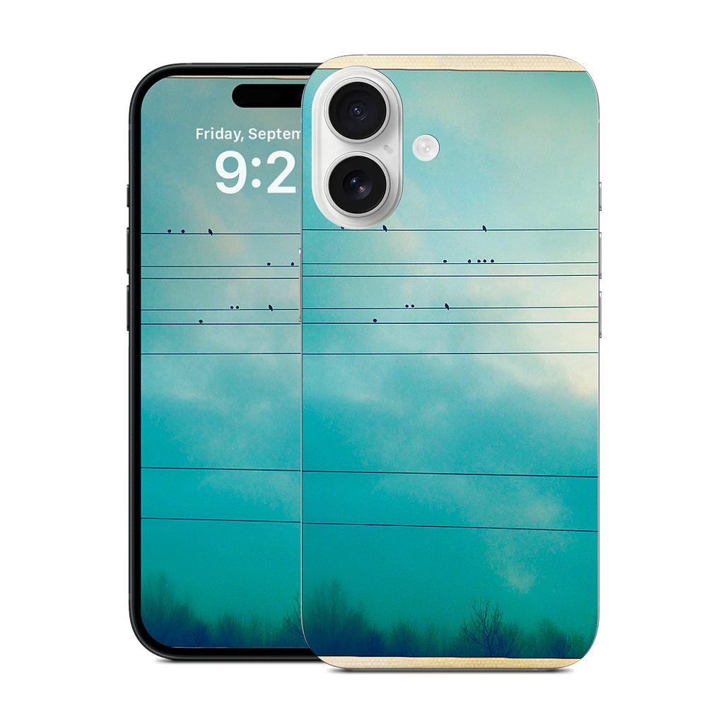 Birds on a wire iPhone Skin