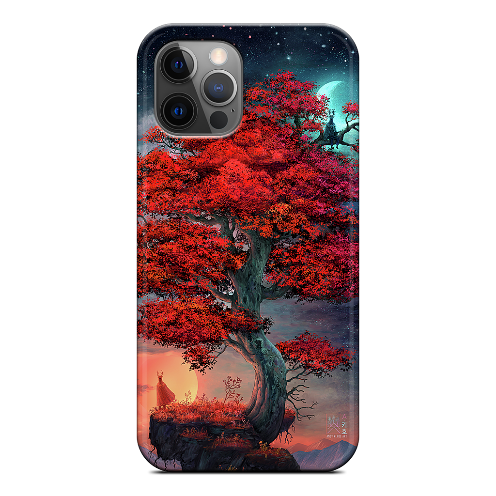 Light & Dark in Equal Parts iPhone Case