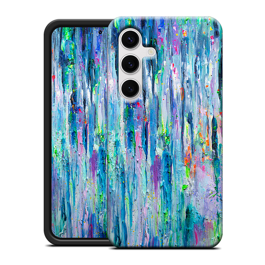 Silver Rain Samsung Case