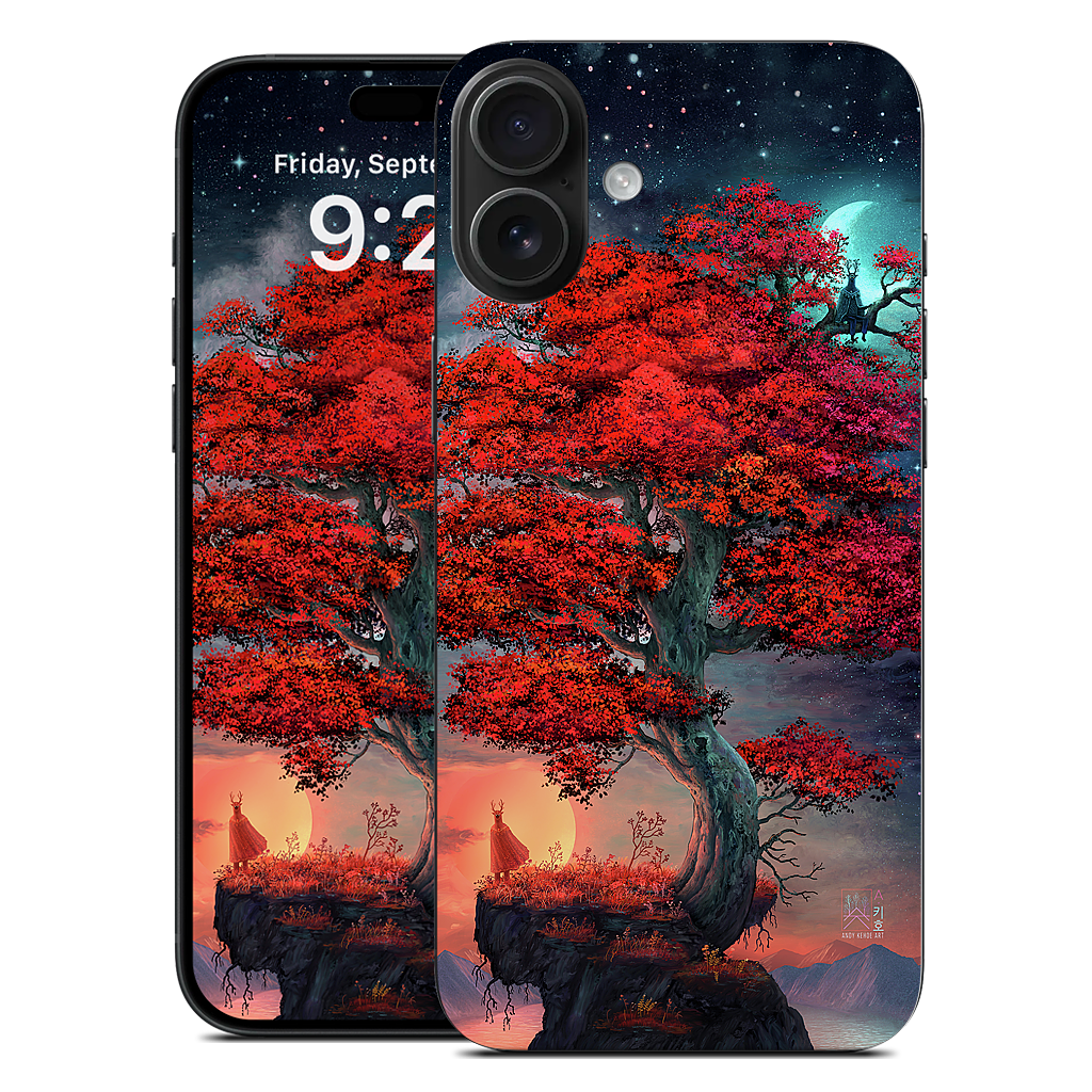 Light & Dark in Equal Parts iPhone Skin