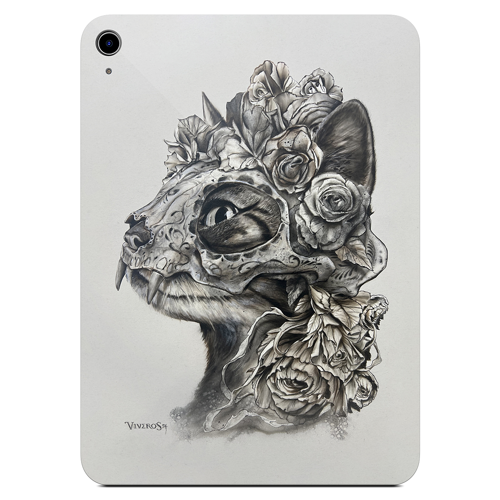 Muerte Cat  iPad Skin