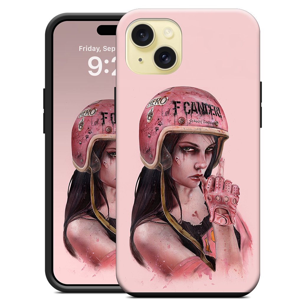 F Cancer iPhone Case