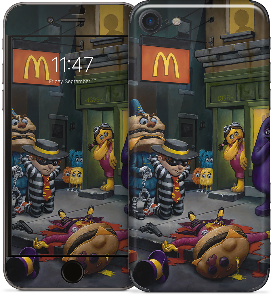 McCheese Gets Greased iPhone Skin