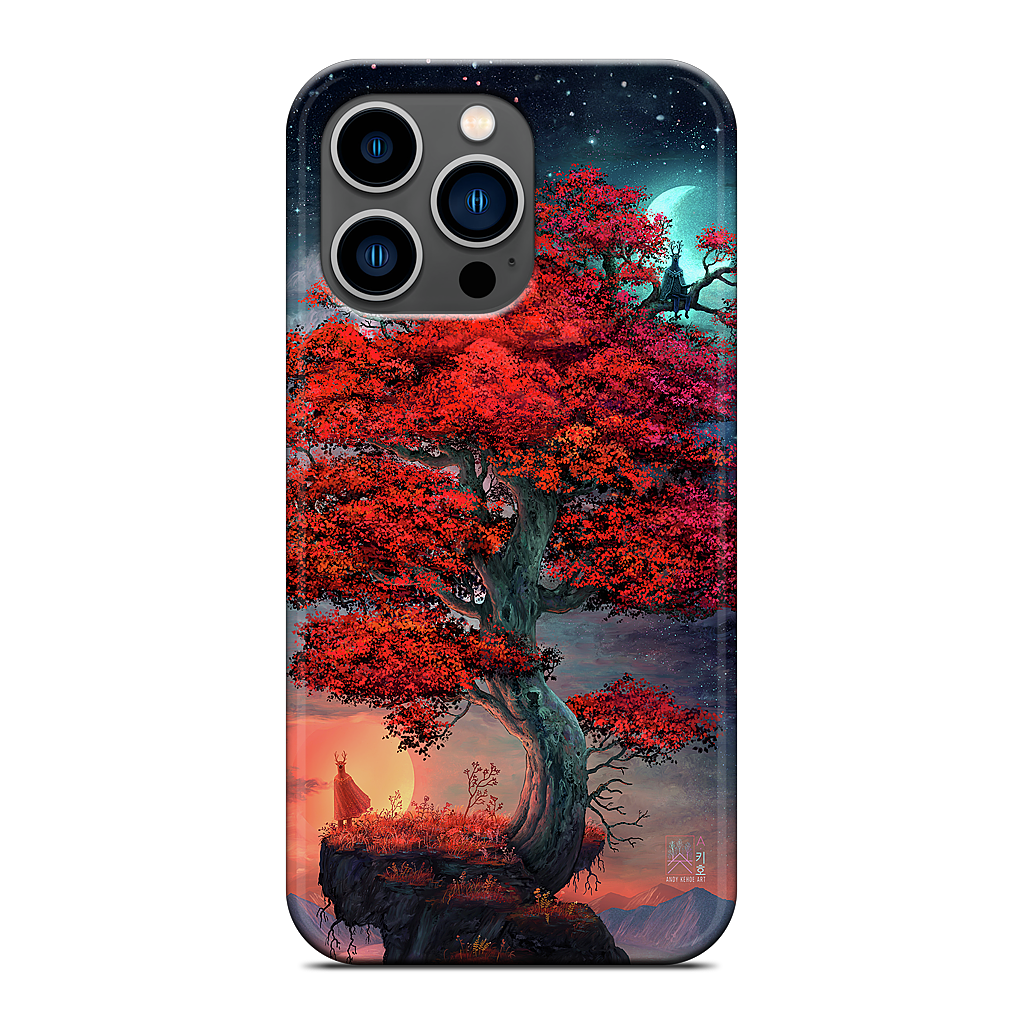 Light & Dark in Equal Parts iPhone Case