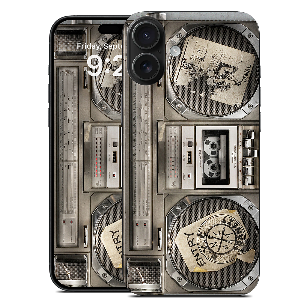 Boombox II iPhone Skin