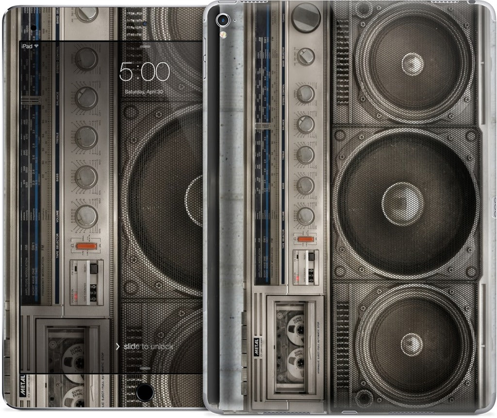 Boombox iPad Skin