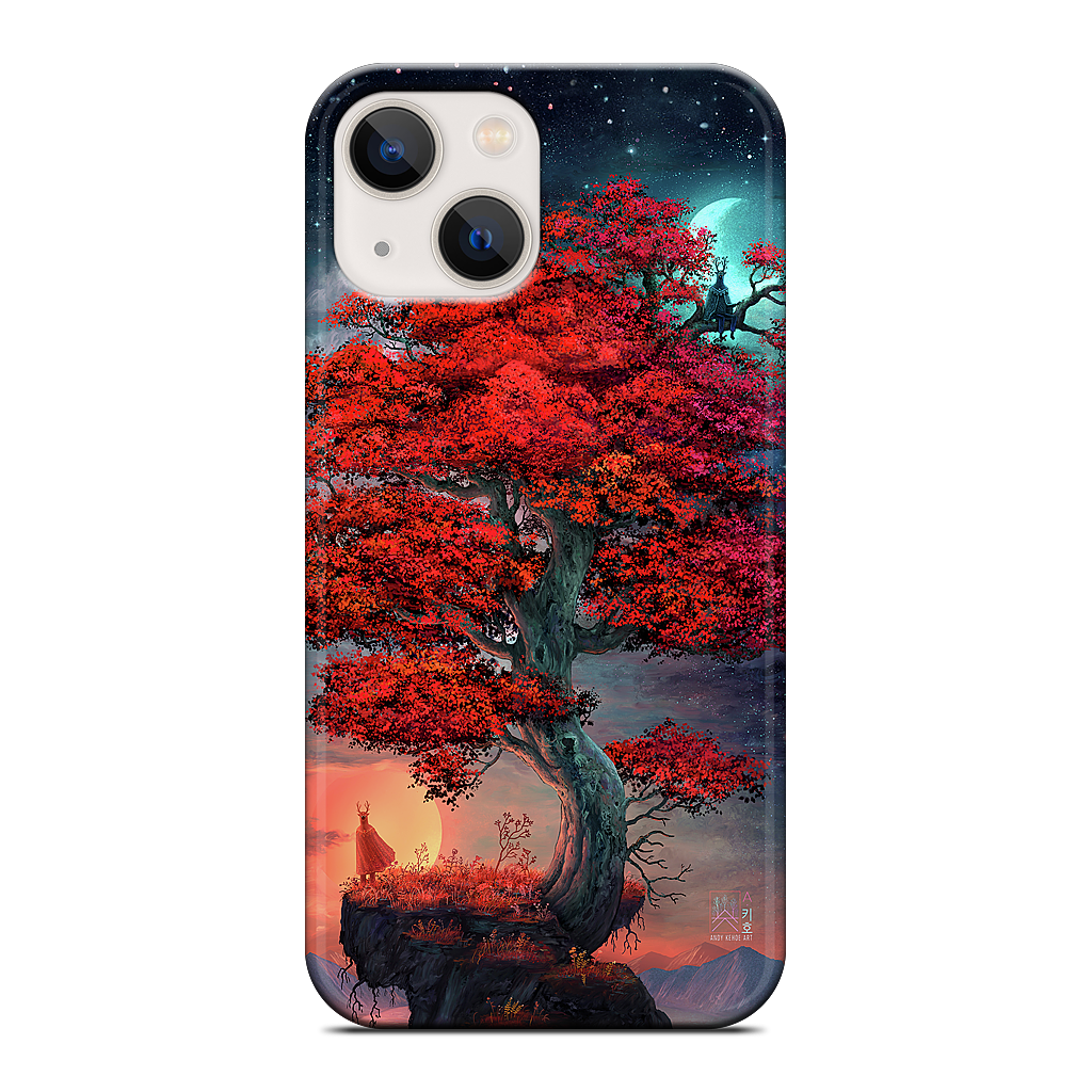 Light & Dark in Equal Parts iPhone Case