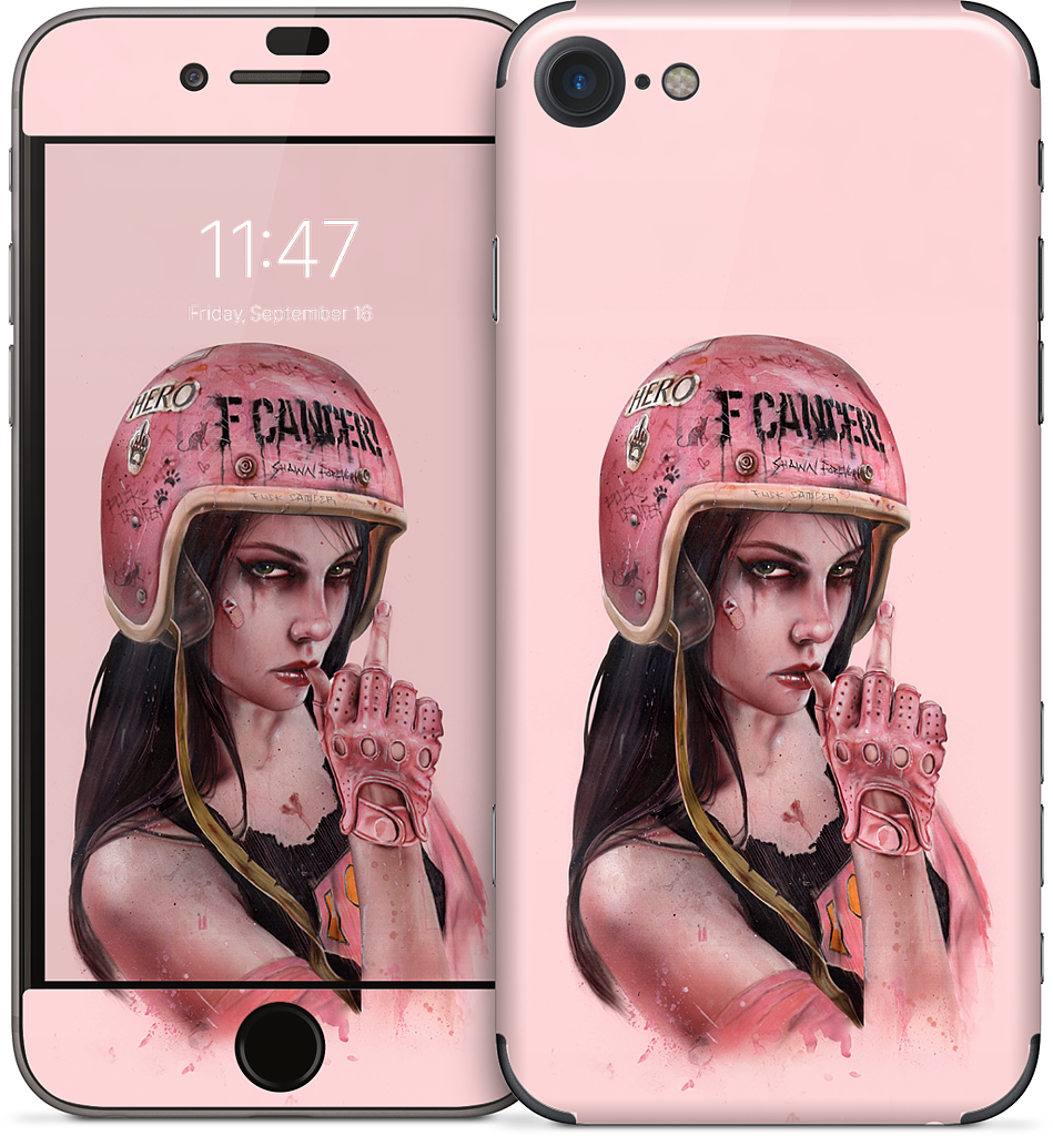 F Cancer iPhone Skin