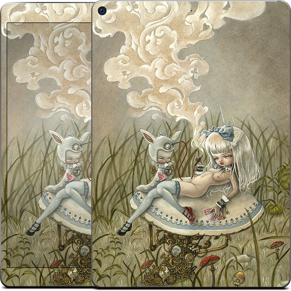 Alice and the Caterpillar iPad Skin