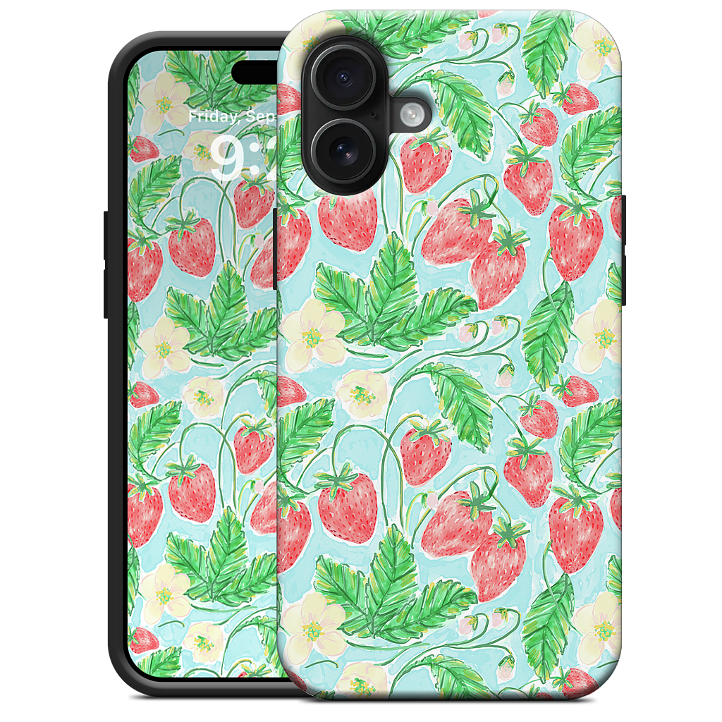 Wild Strawberries iPhone Case