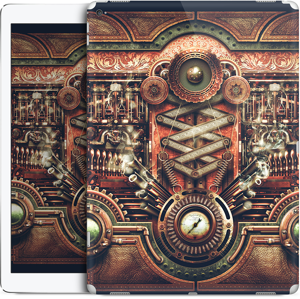 Steampunk Motherboard iPad Skin