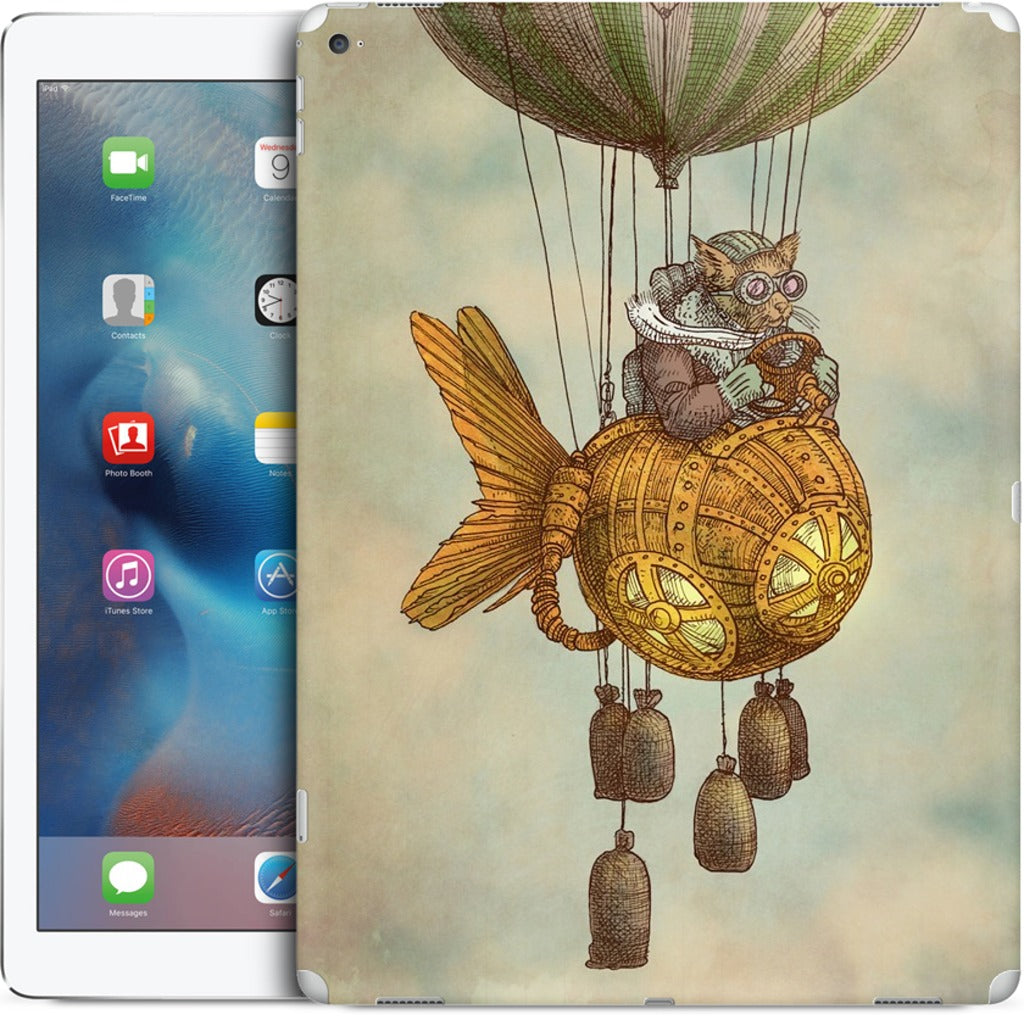 Around The World In A GoldfishFlyer iPad Skin