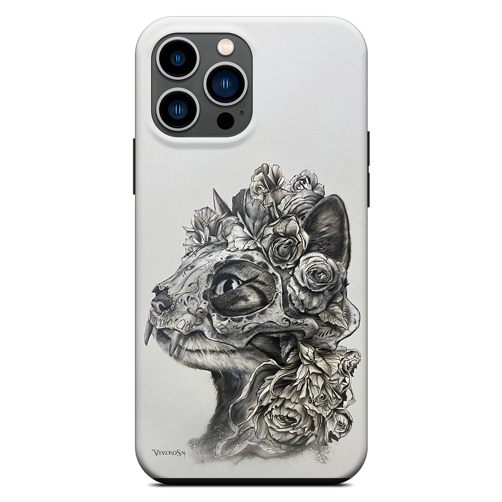 Muerte Cat iPhone Case