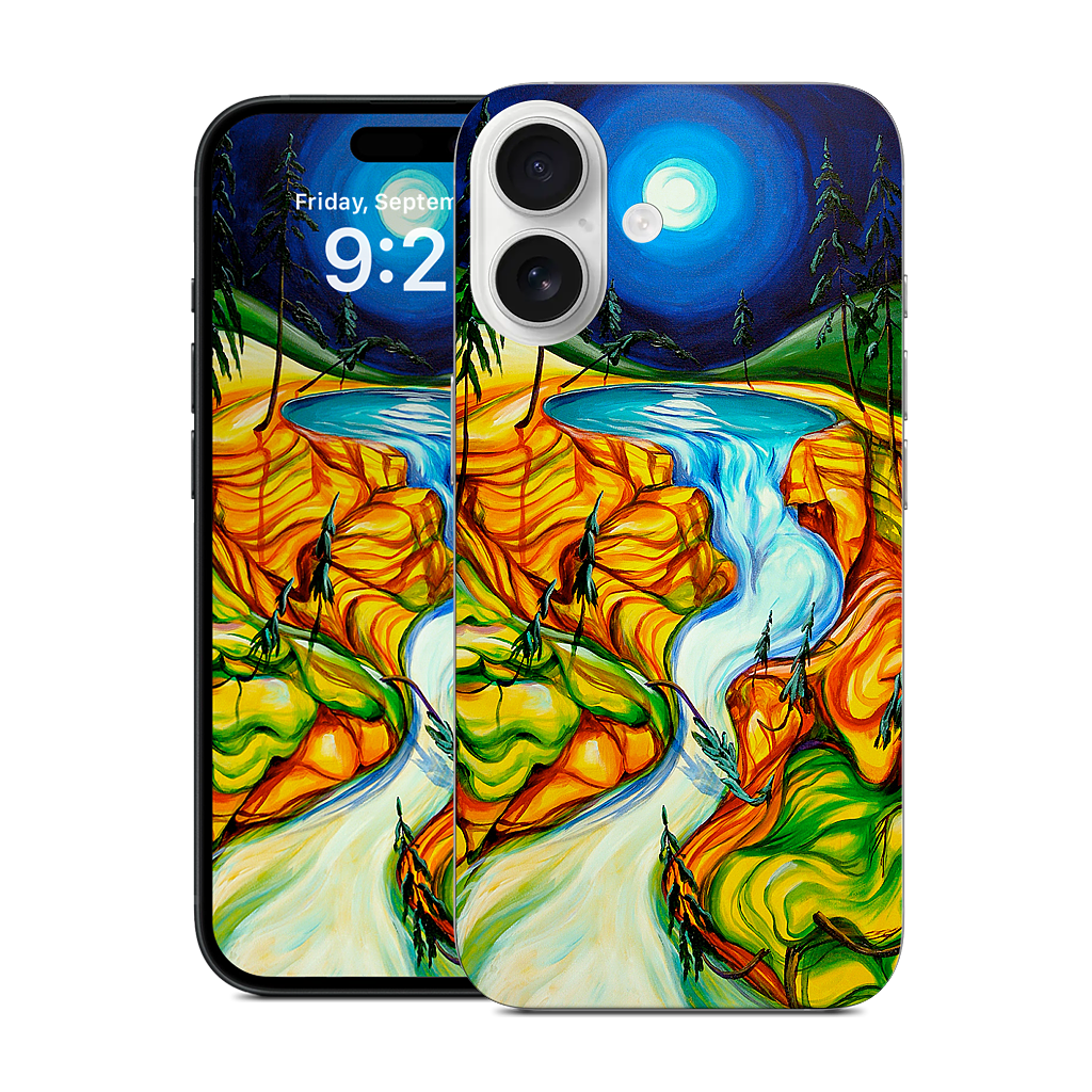 Cup Of Life Athabasca Falls Jasper iPhone Skin