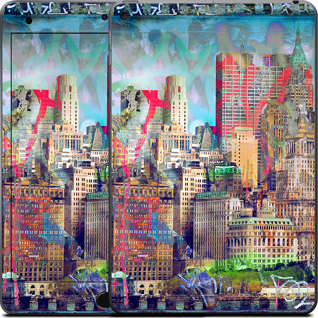 Graffiti Skyline iPad Skin