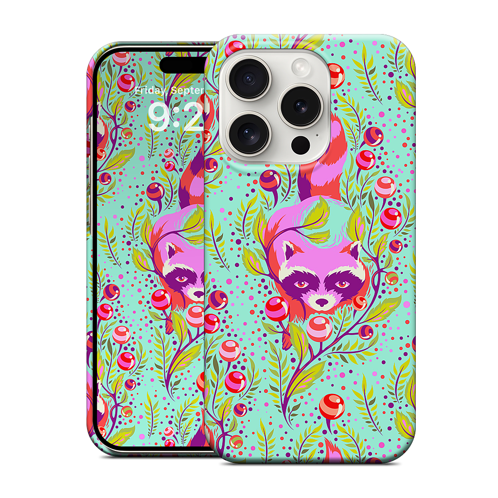 Raccoon Poppy iPhone Case