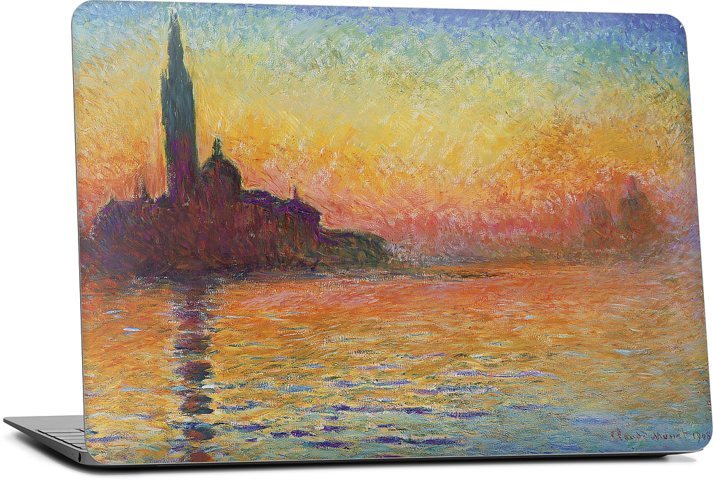 Sunset in Venice MacBook Skin