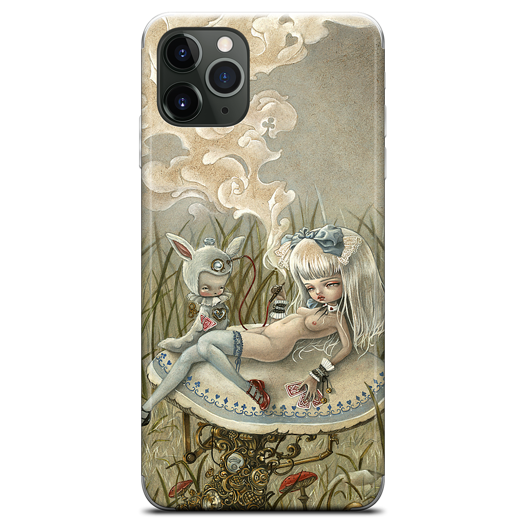 Alice and the Caterpillar iPhone Skin