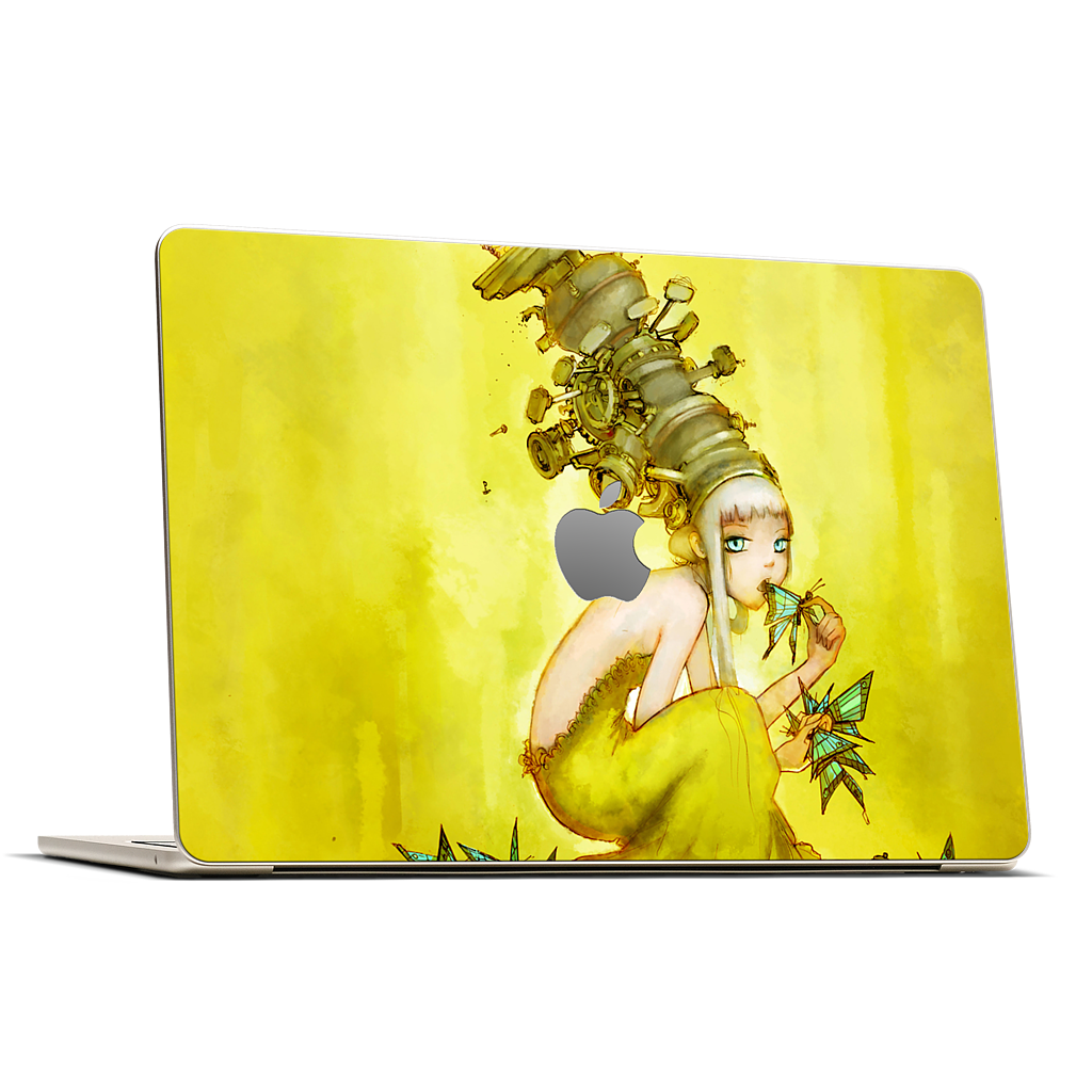 Glass Butterflies MacBook Skin