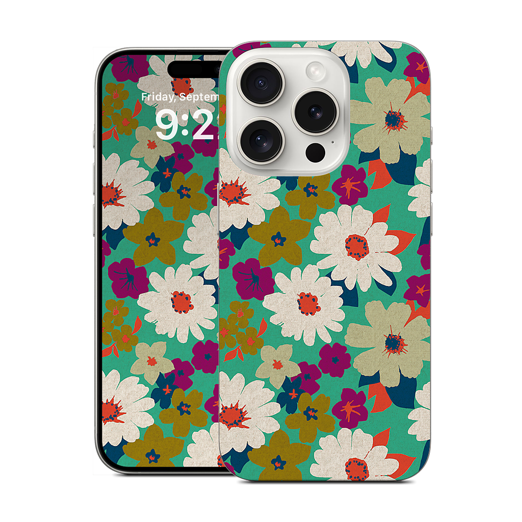 Vintage Flowers iPhone Skin