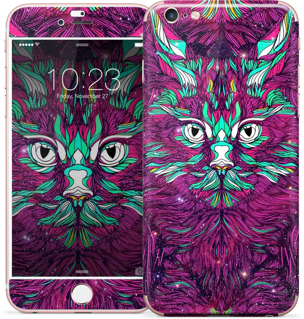 Space Cat iPhone Skin