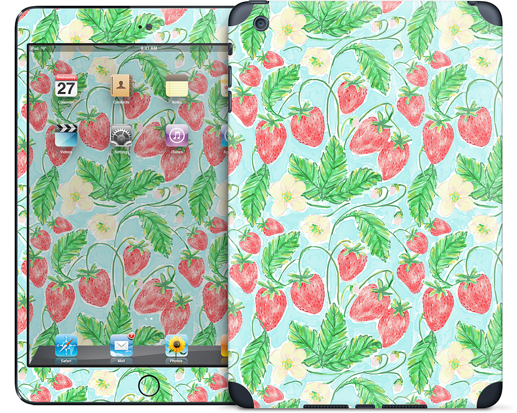 Wild Strawberries iPad Skin