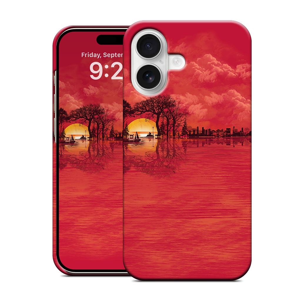 Musical Sunset iPhone Case