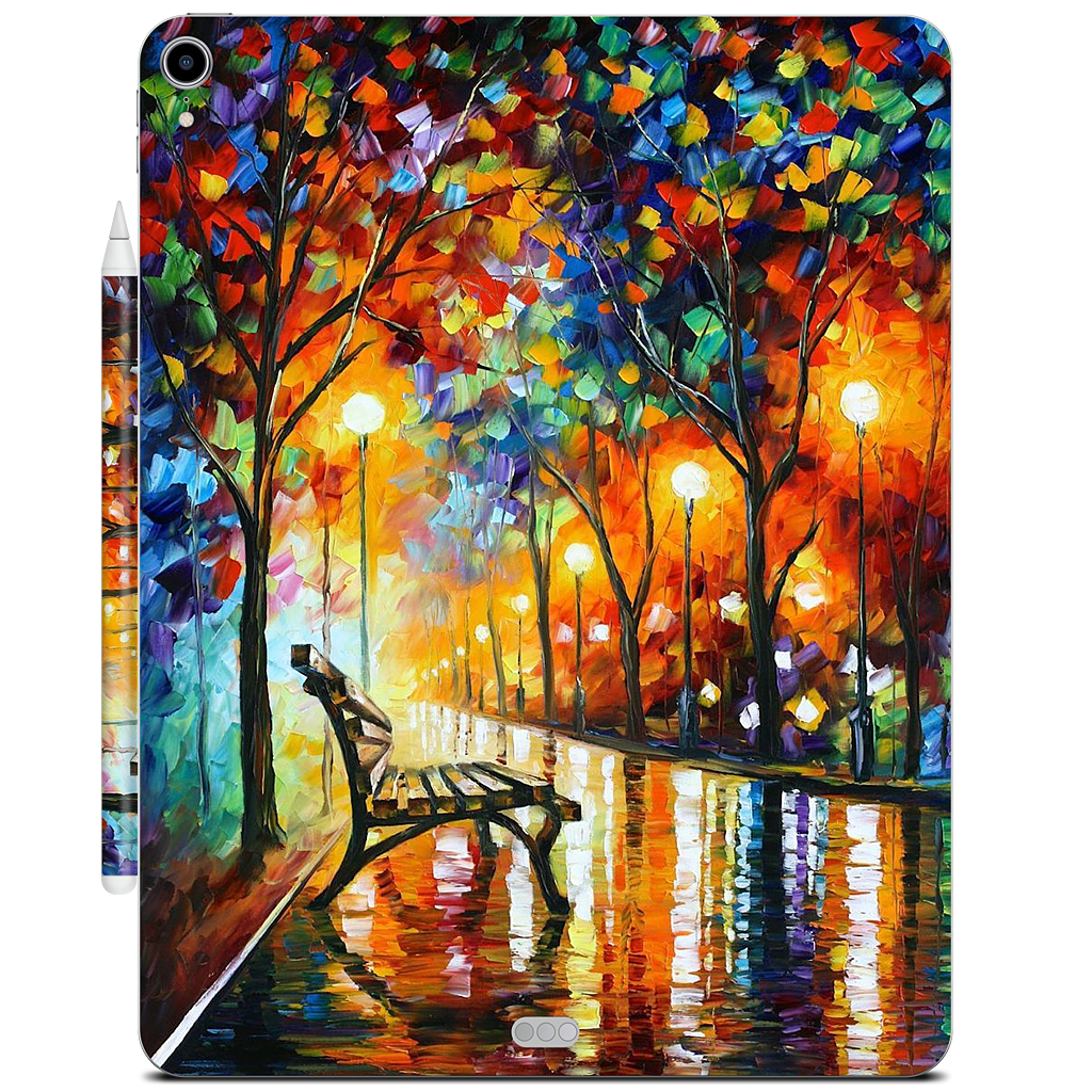 THE LONELINESS OF AUTUMN by Leonid Afremov iPad Skin