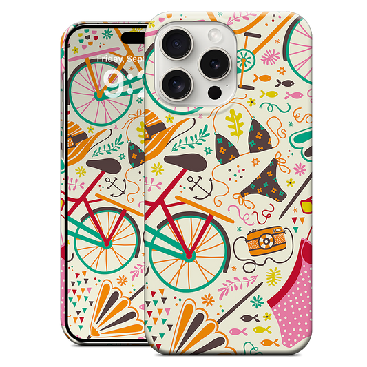 Seaside Cycle iPhone Case