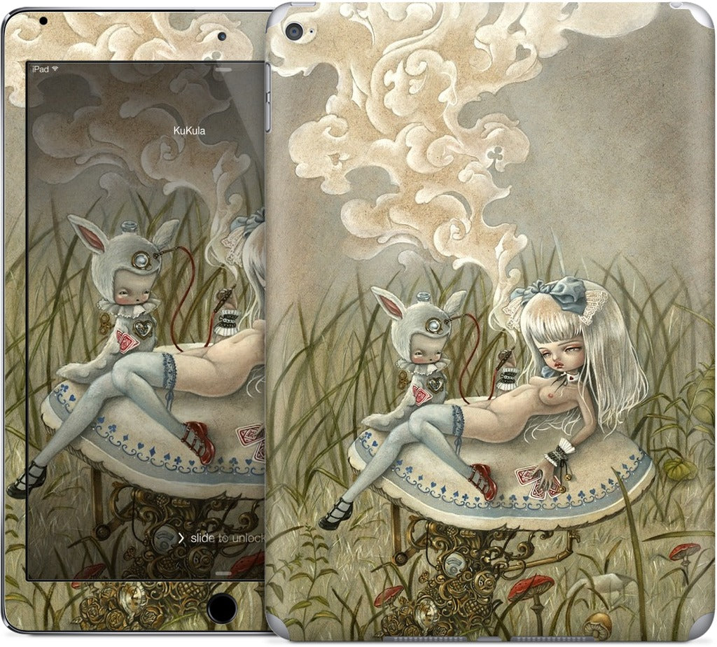 Alice and the Caterpillar iPad Skin