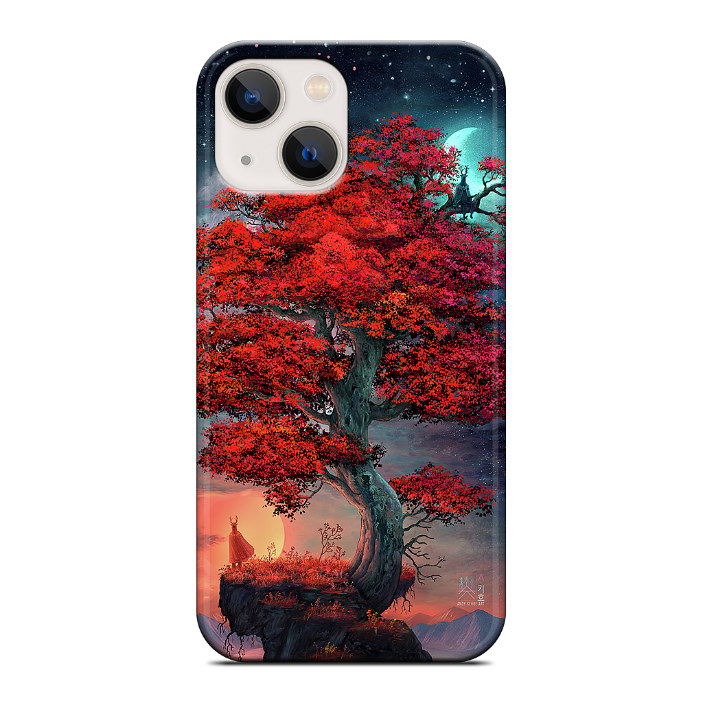 Light & Dark in Equal Parts iPhone Case