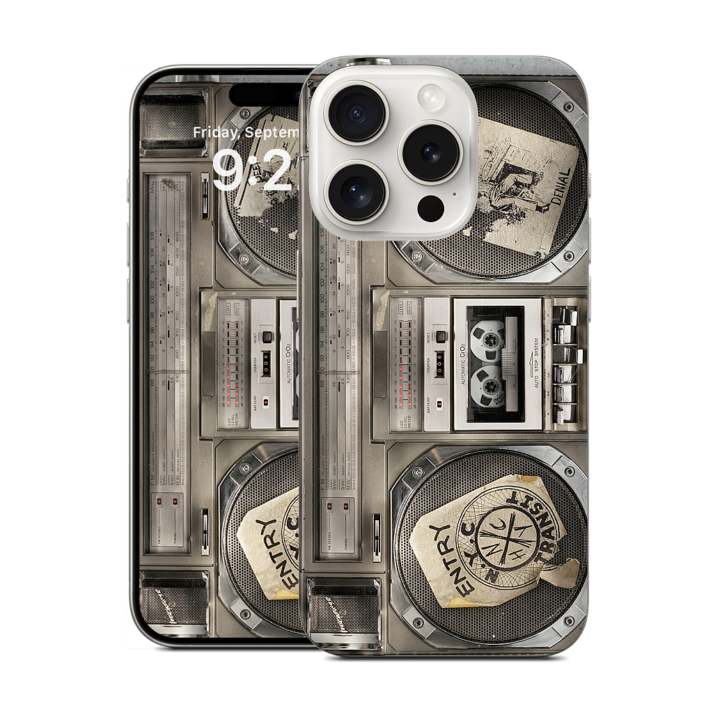 Boombox II iPhone Skin