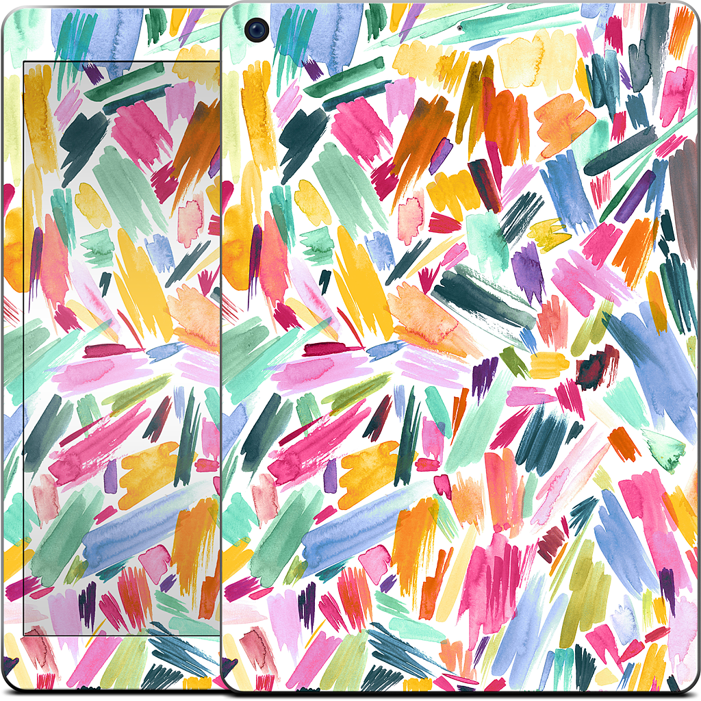 Colorful Abstract Strokes iPad Skin