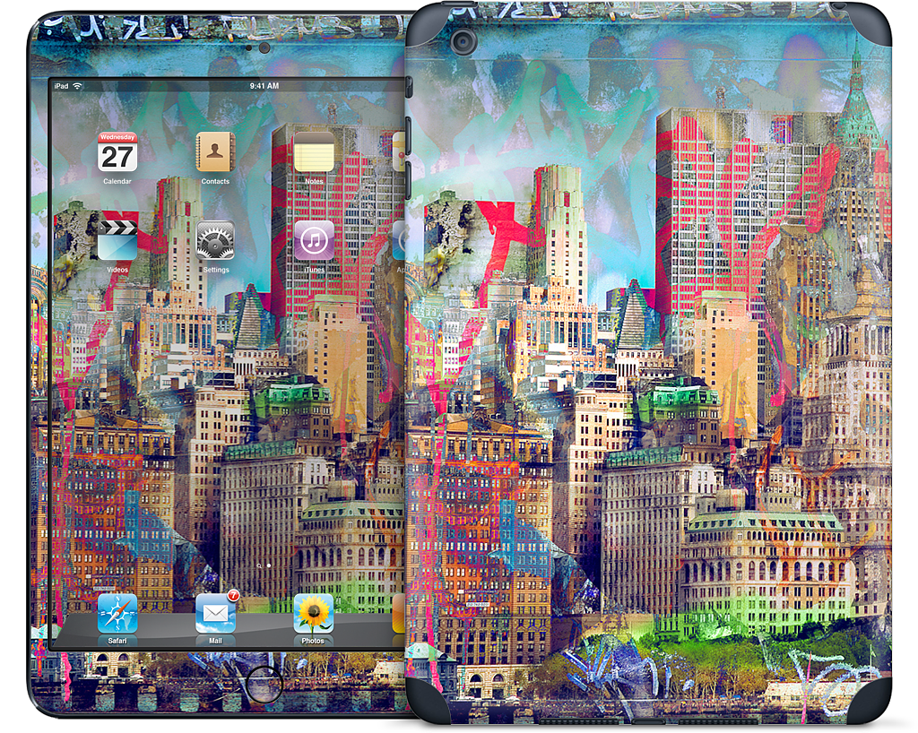 Graffiti Skyline iPad Skin