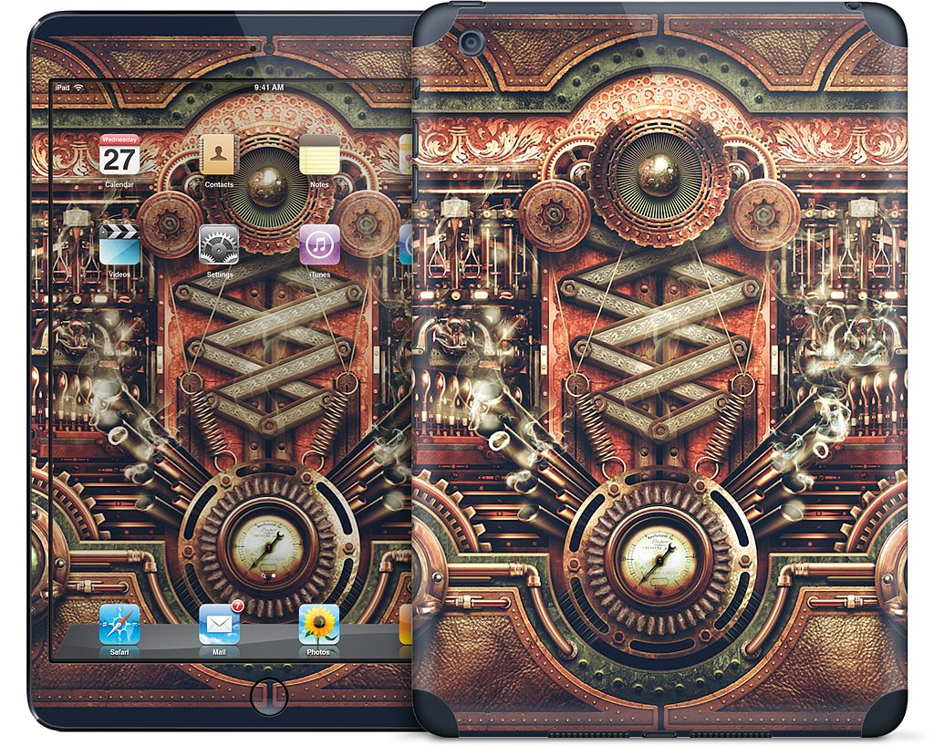 Steampunk Motherboard iPad Skin