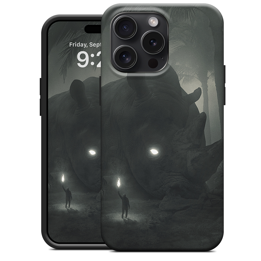 Face of Fear iPhone Case