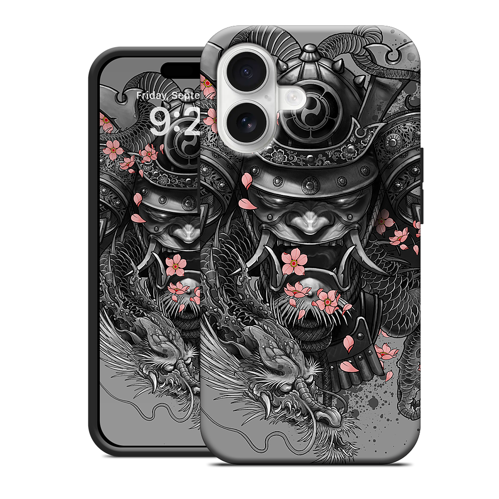 Samurai Dragon iPhone Case