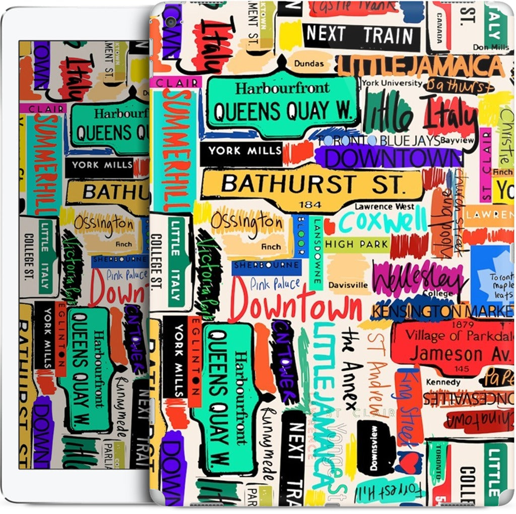 Toronto words iPad Skin