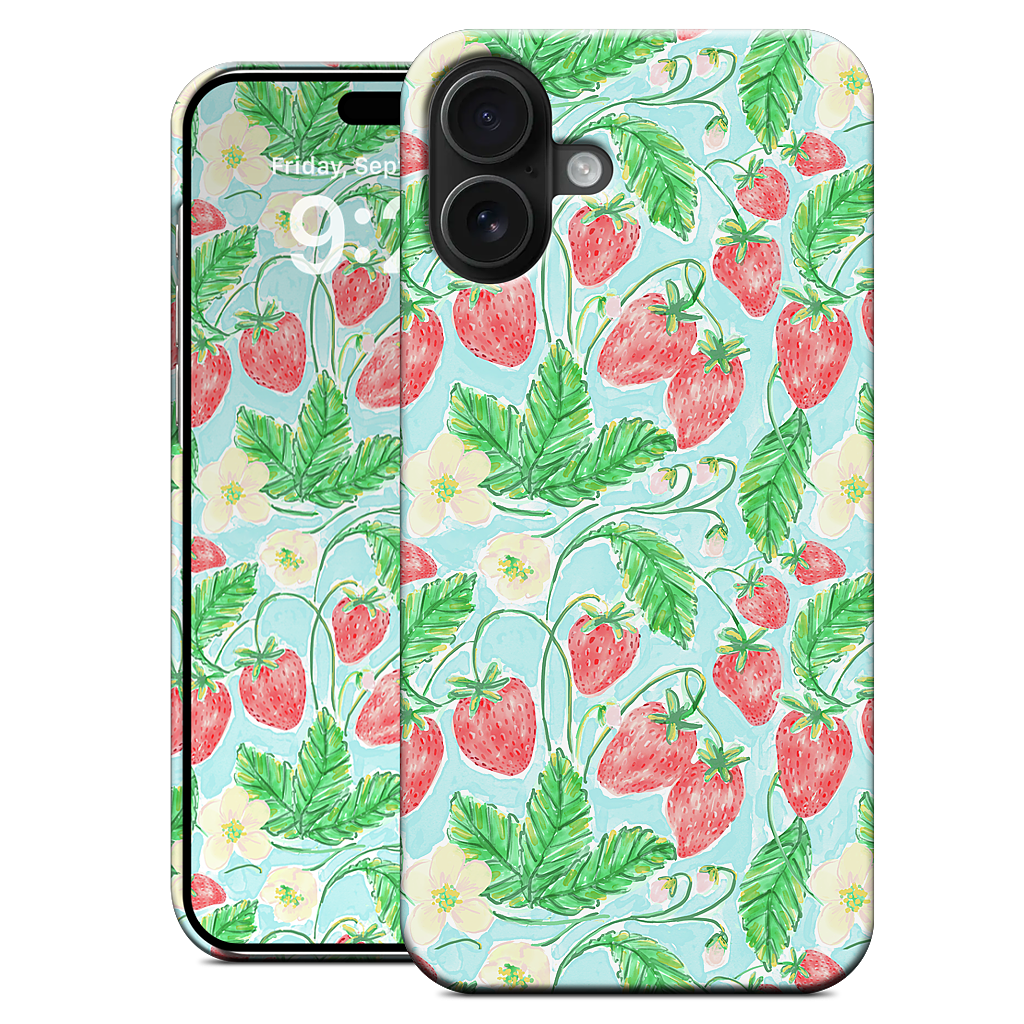 Wild Strawberries iPhone Case