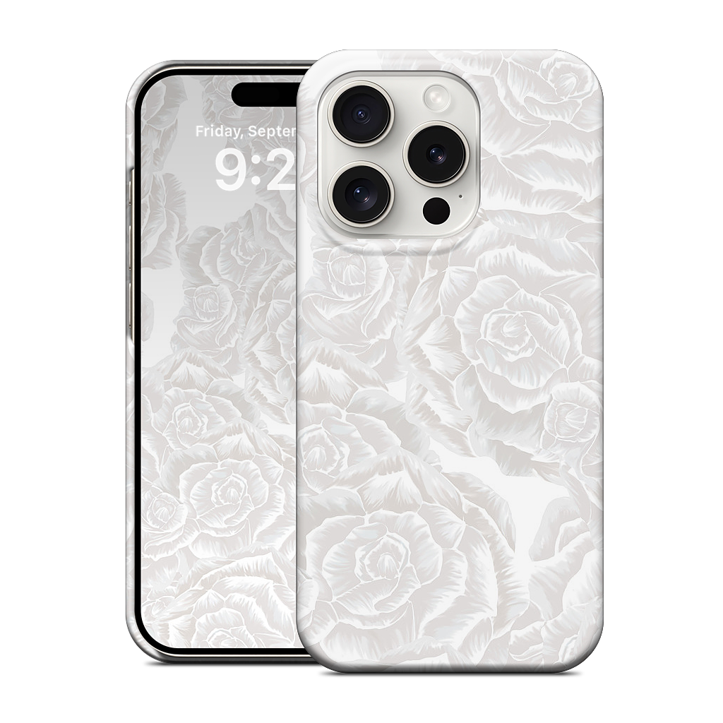 White Rose iPhone Case