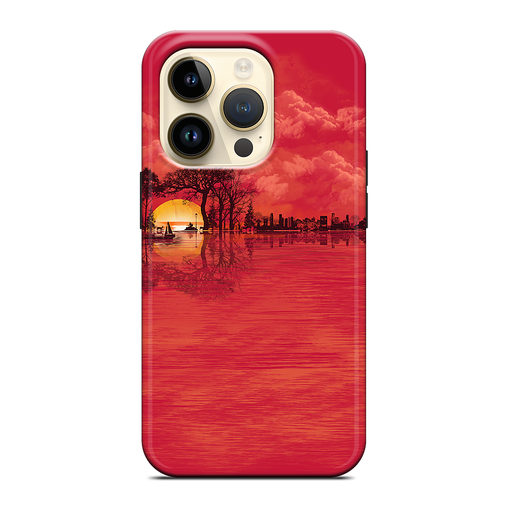 Musical Sunset iPhone Case