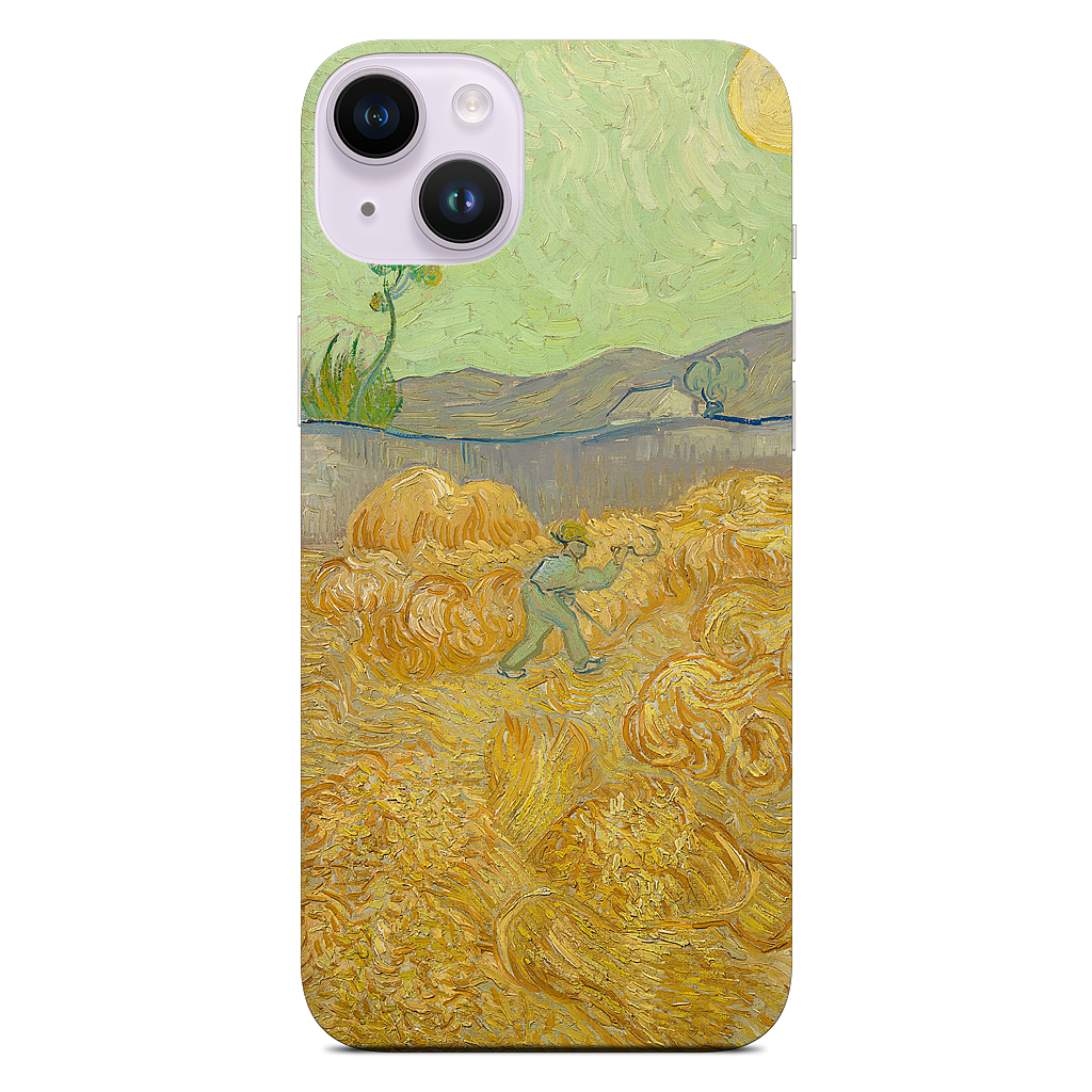 Wheatfield with a Reaper iPhone Skin