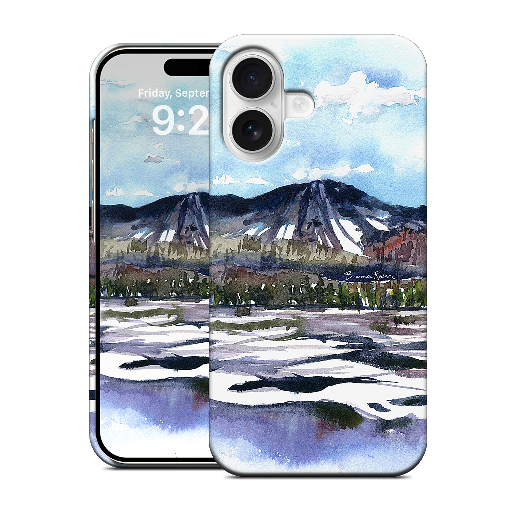 Ski Mountain iPhone Case