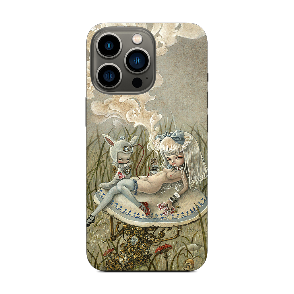 Alice and the Caterpillar iPhone Skin