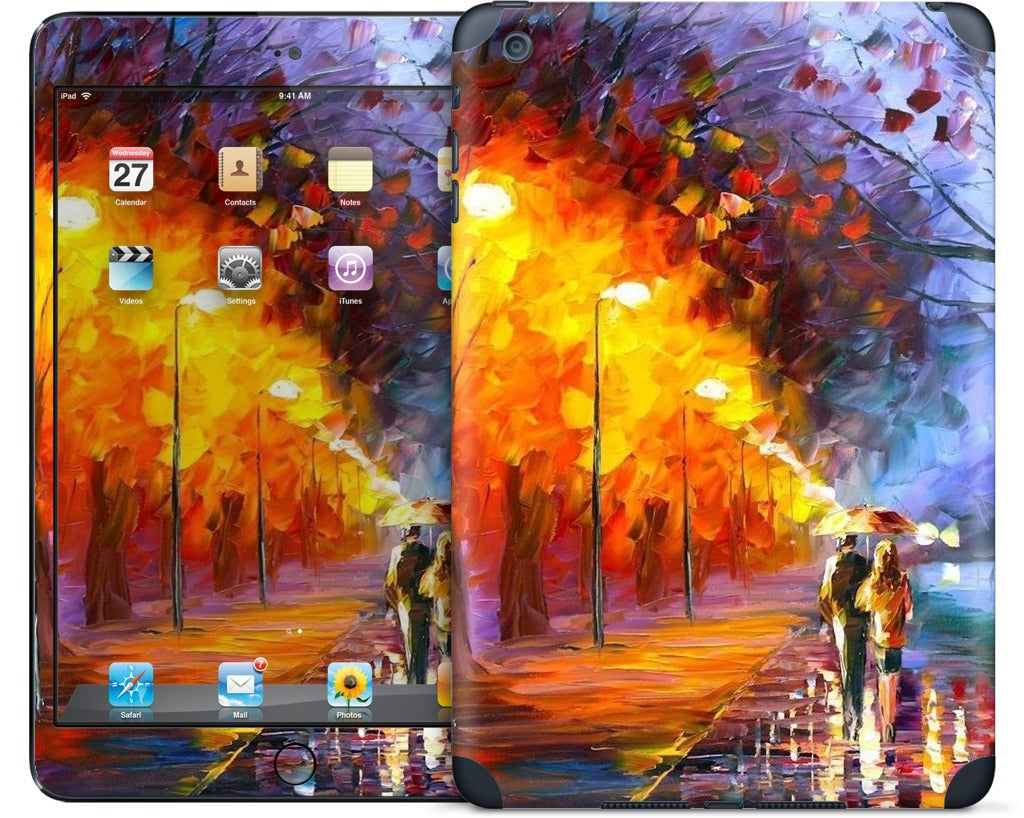 ALLEY BY THE LAKE by Leonid Afremov iPad Skin