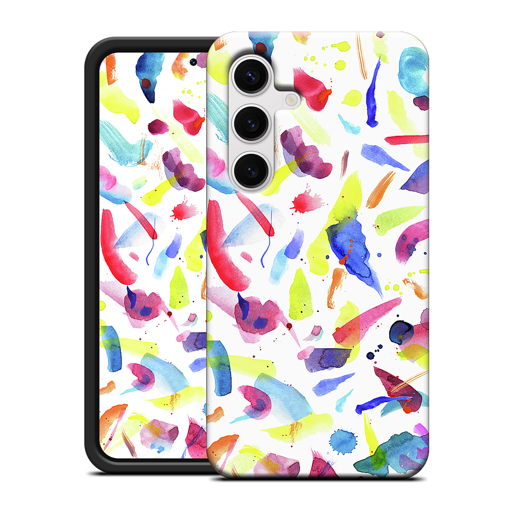 Watercolor Summer Brushstrokes Samsung Case