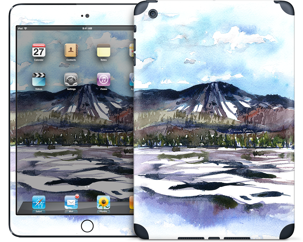 Ski Mountain iPad Skin